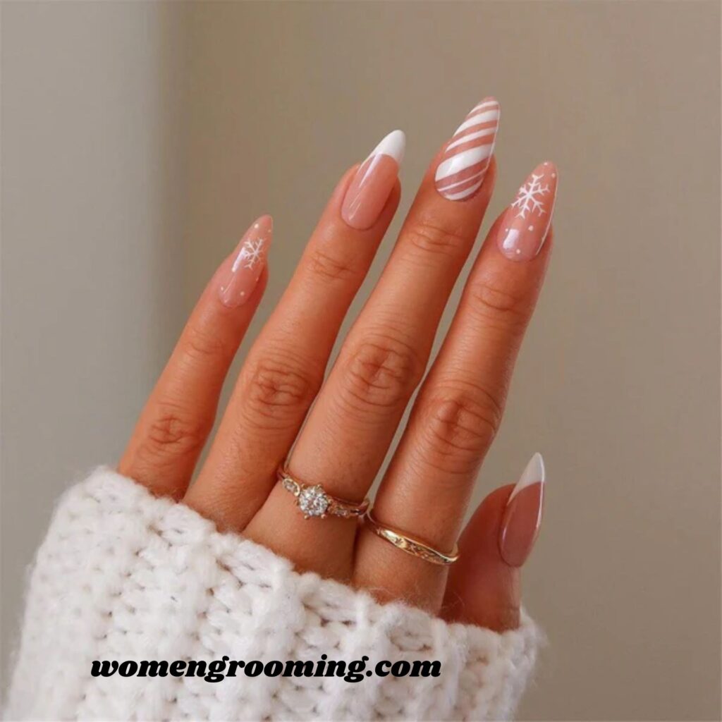 Abstract Winter Nails