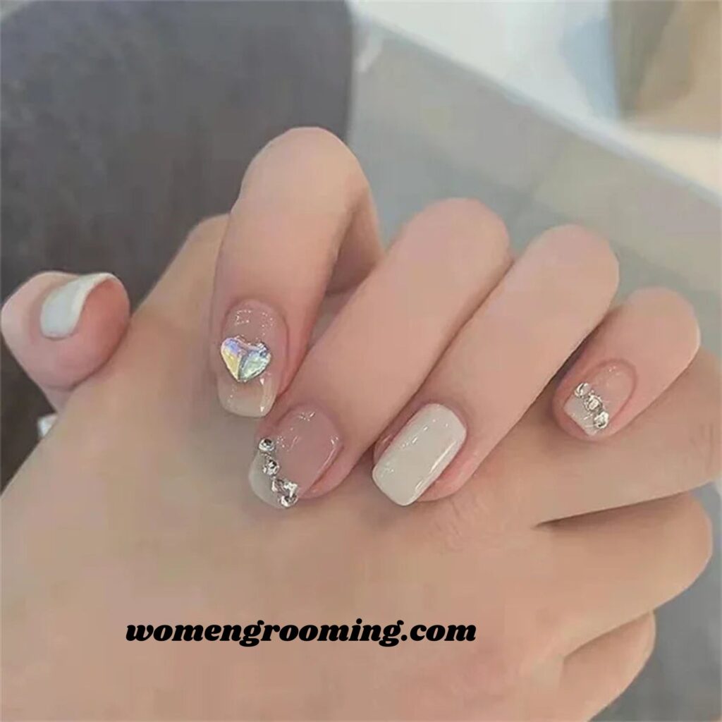  Crystal Embellished Nails