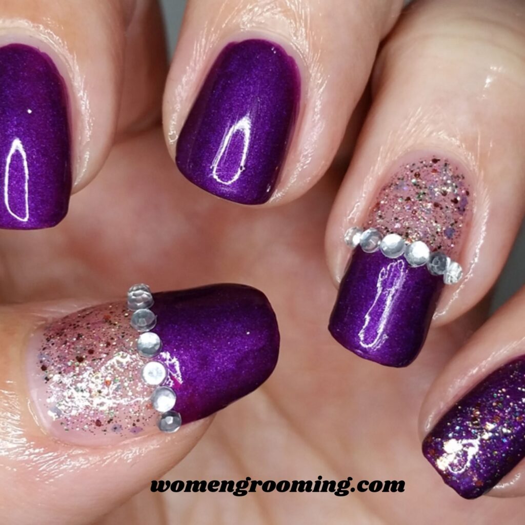 Glittery Negative Space