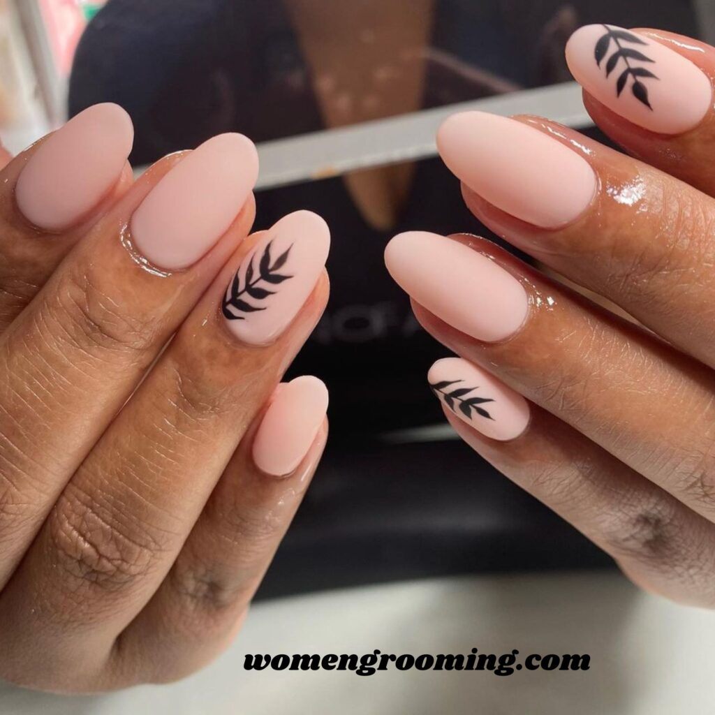 Matte Nude Nails (2)