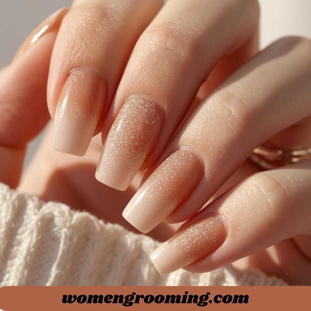 Neutral Ombre Nails