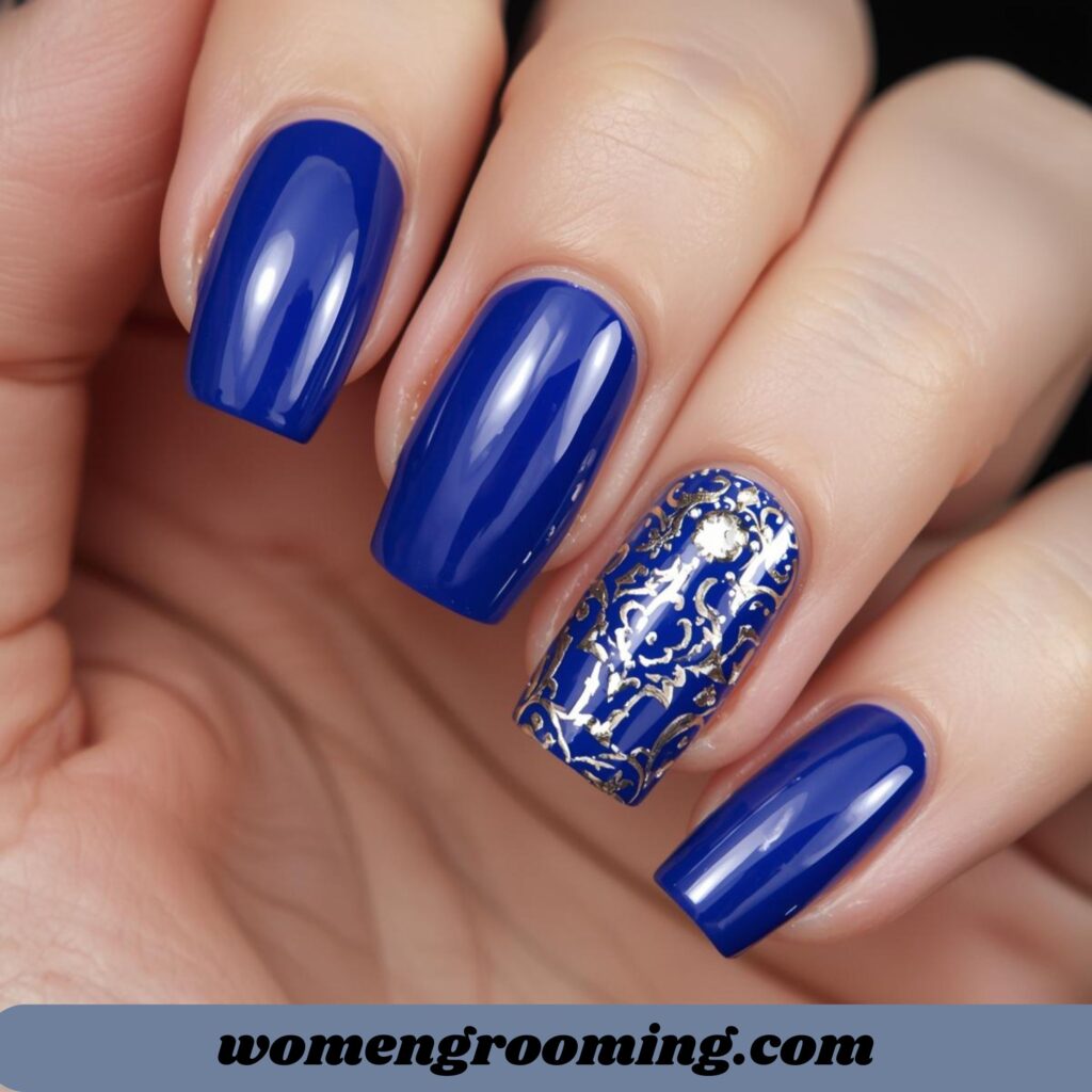 Royal Blue Nails