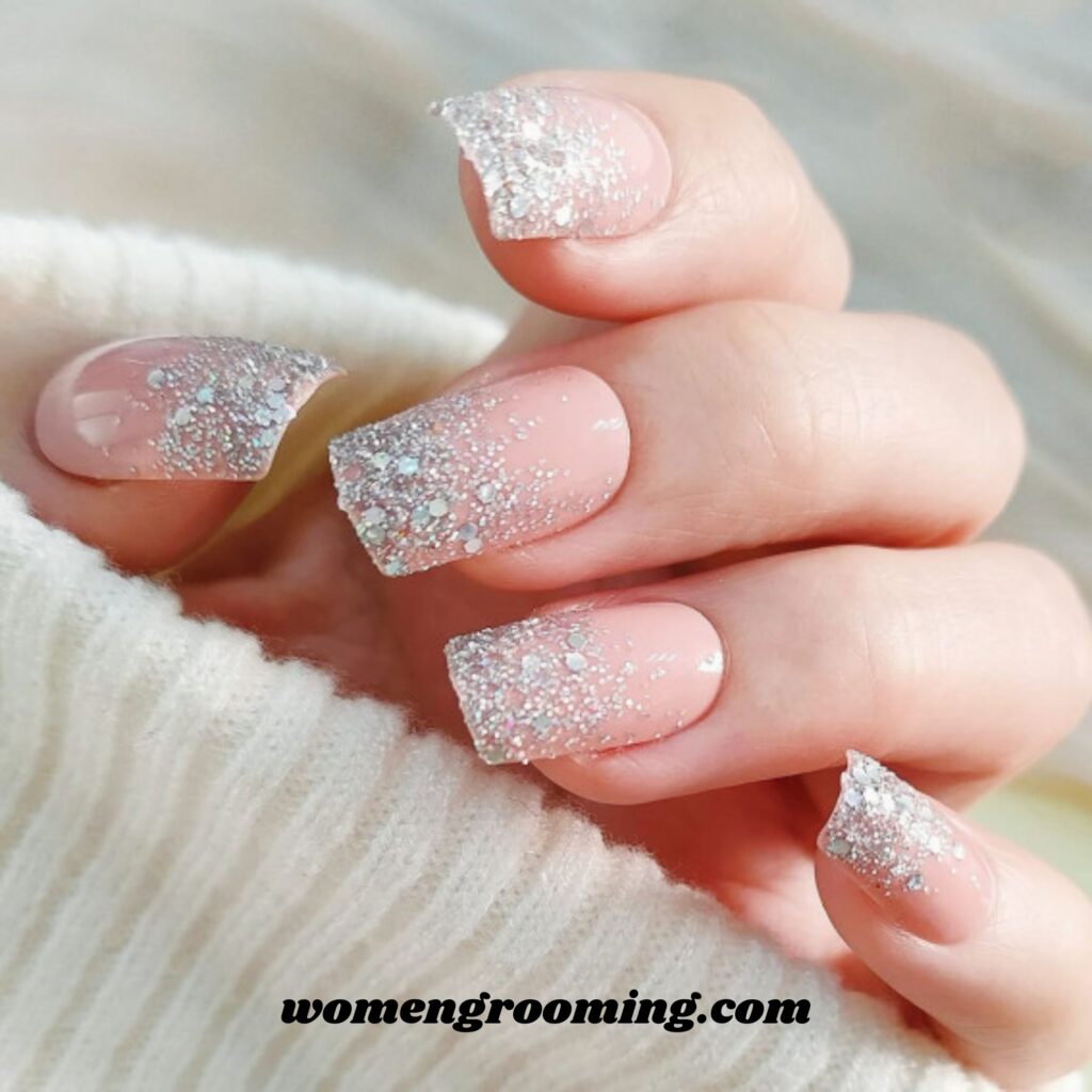 Shimmer Overlay Nails