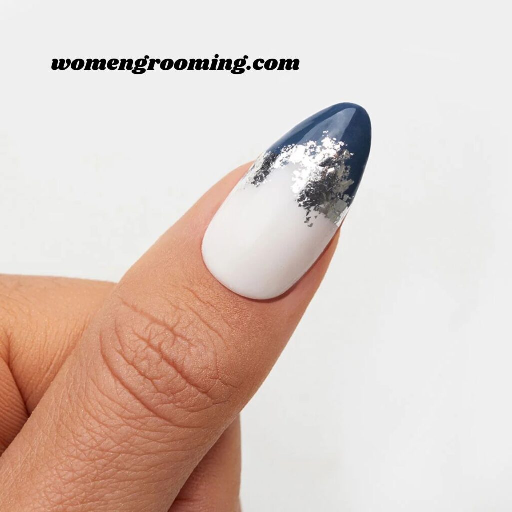 Silver Foil Nails