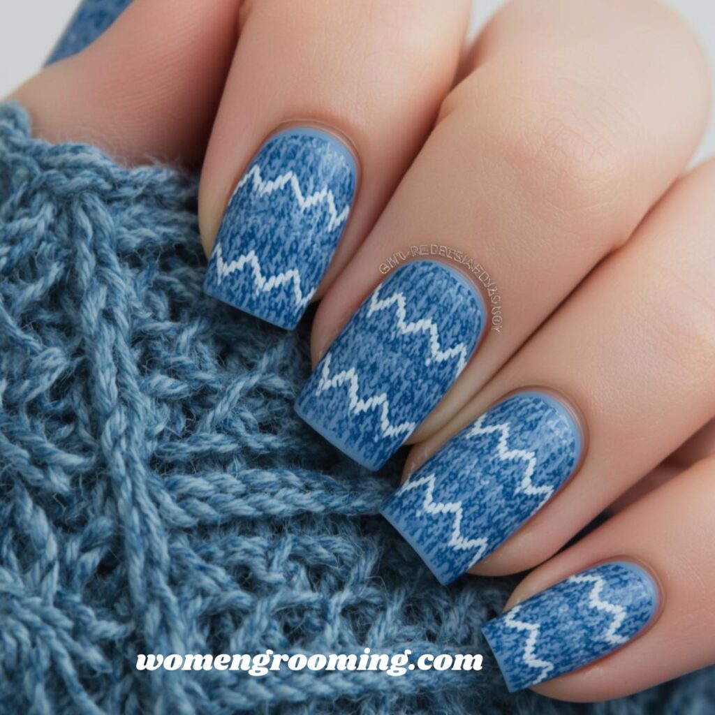 _Sweater Pattern Nails