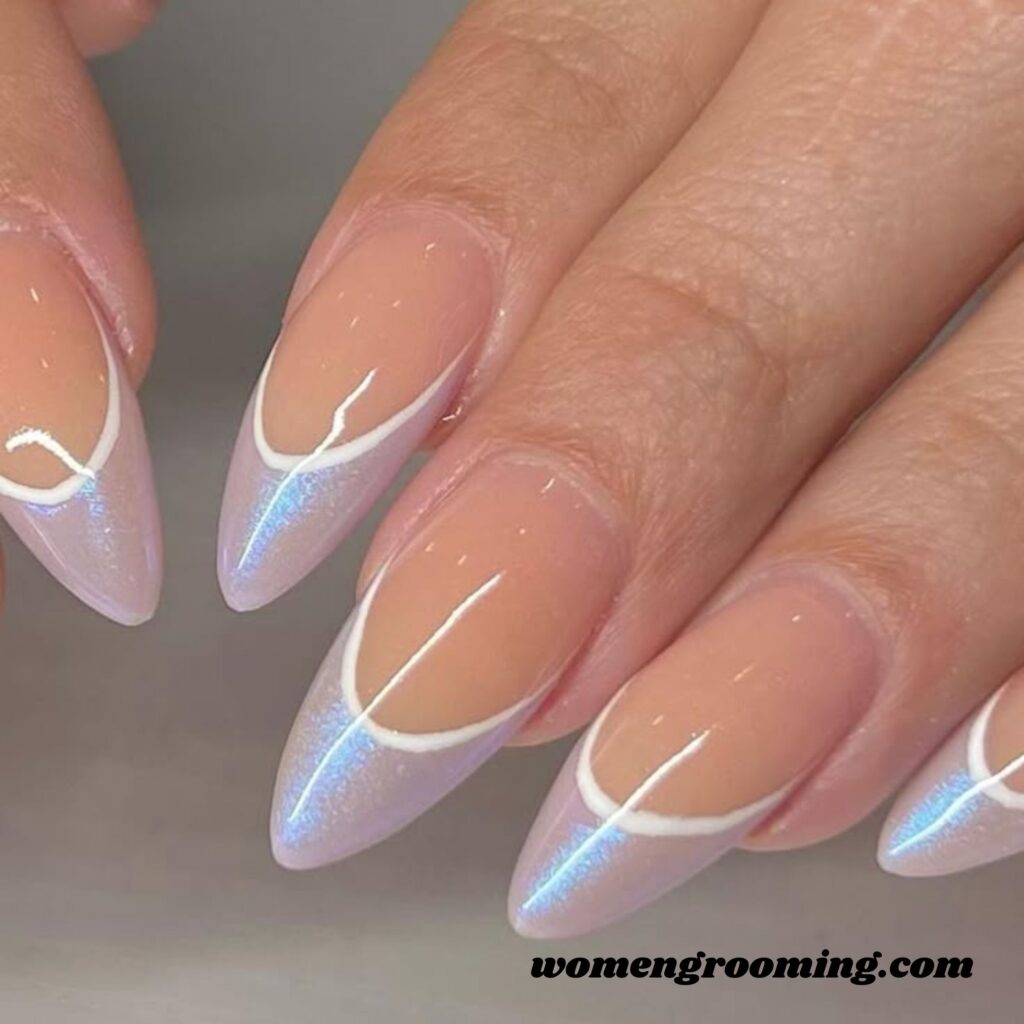 26. Holographic French Tips