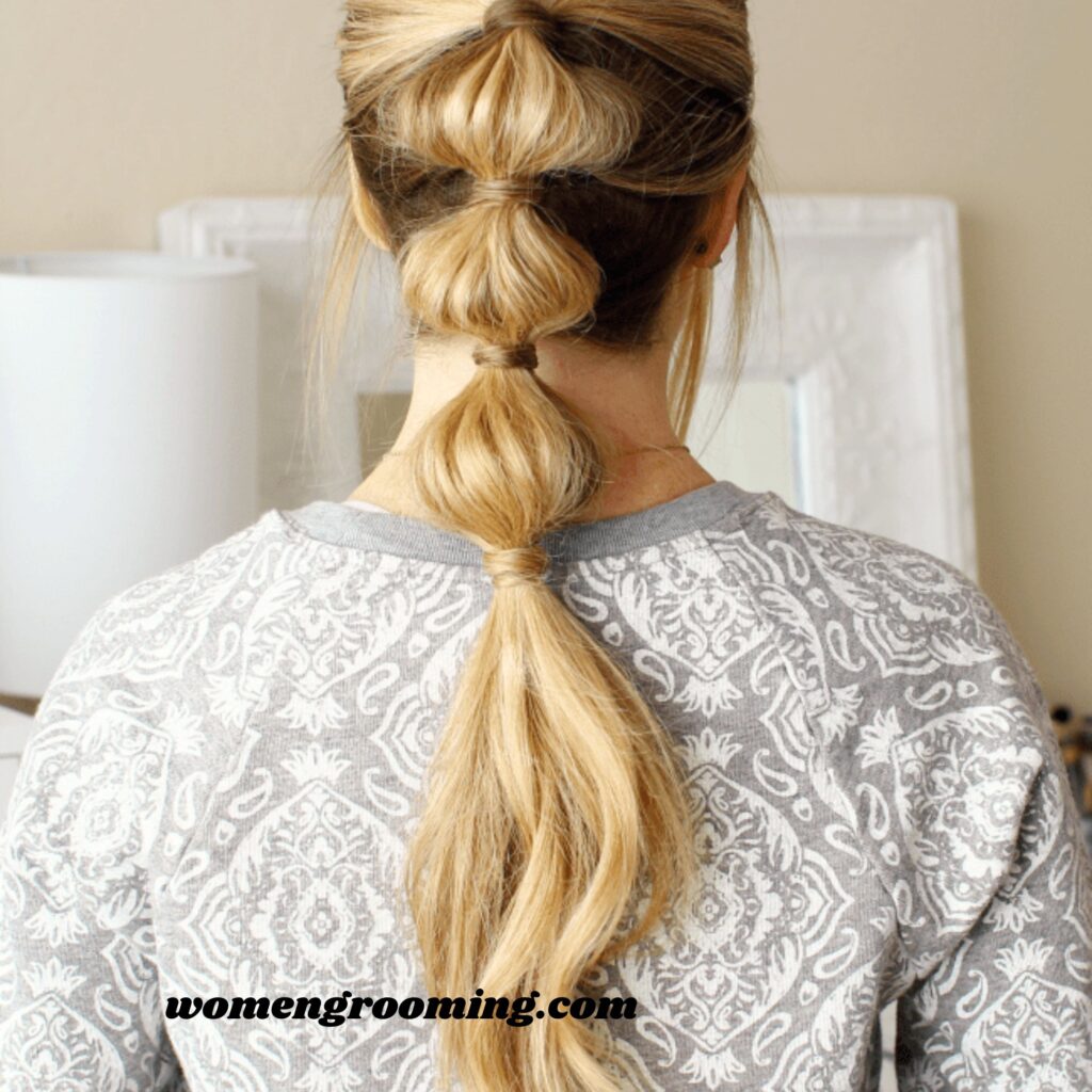 3. Bubble Ponytail