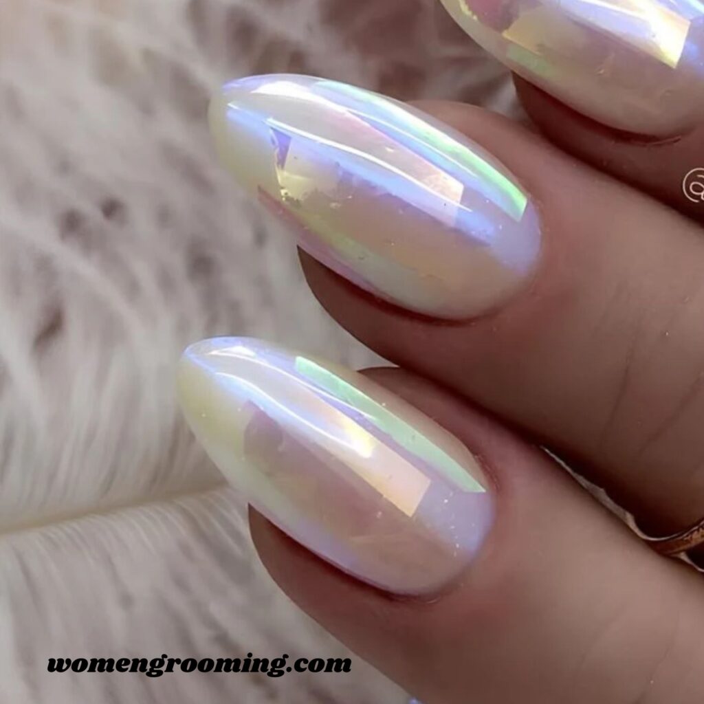Aurora Chrome Nails