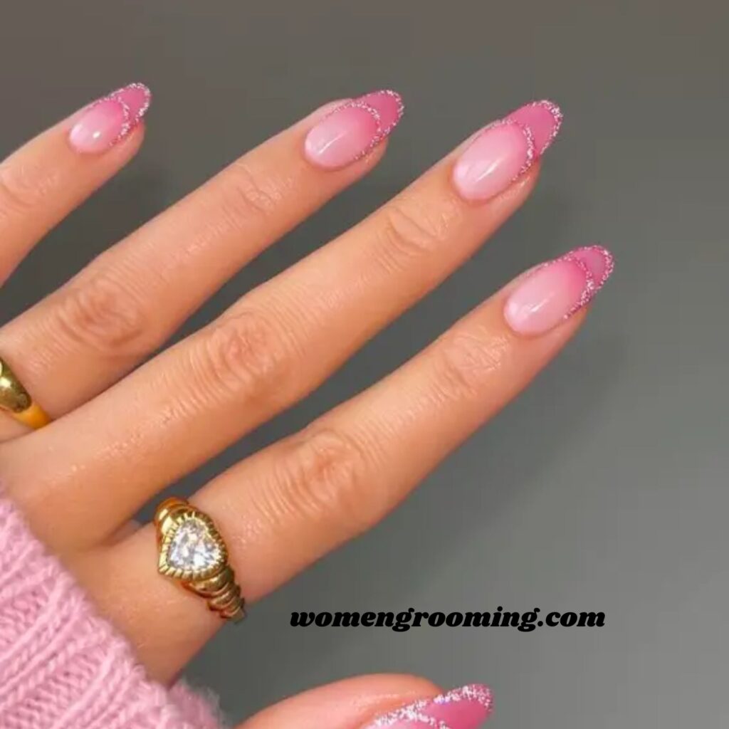 Baby Pink Ombre Nails