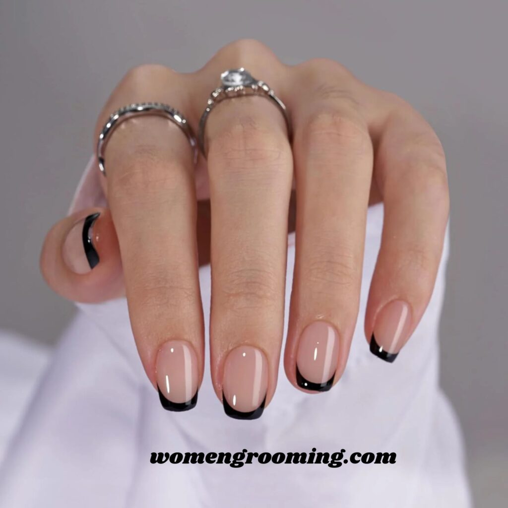 Black French Tips (2)
