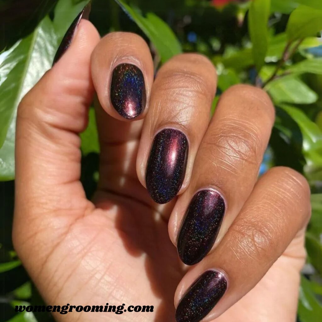 Black Velvet Nails