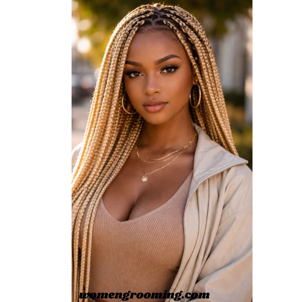 Blonde Miracle Knots Braids