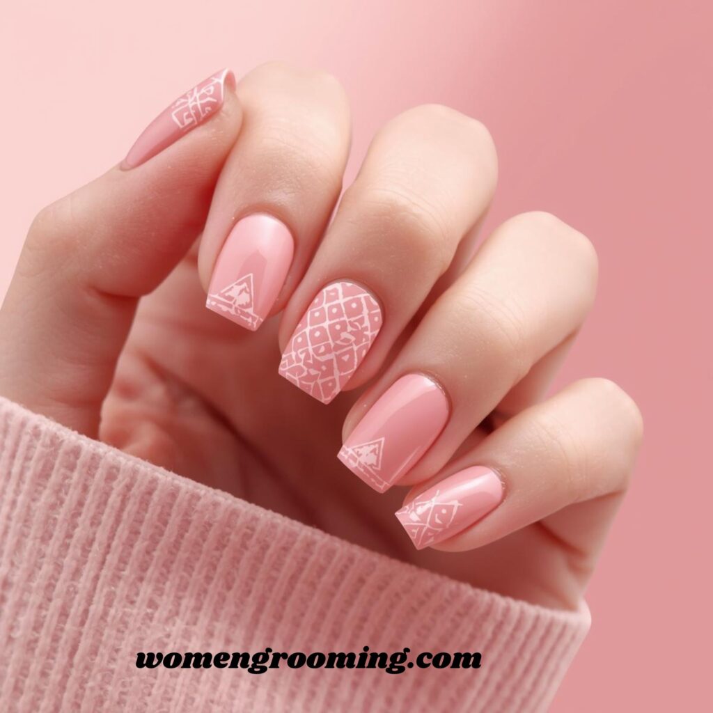 Blush Pink Short Nails