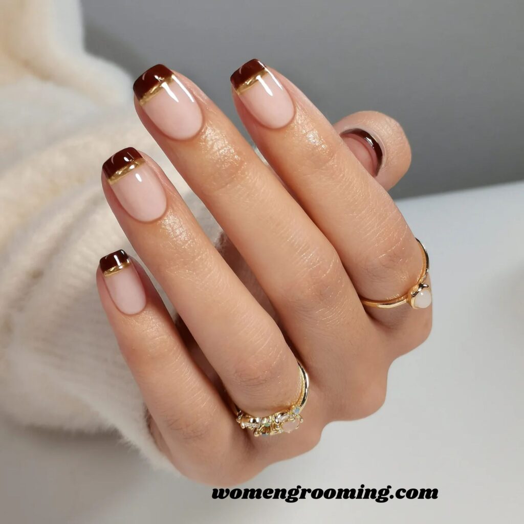 Brown French Tips (1)