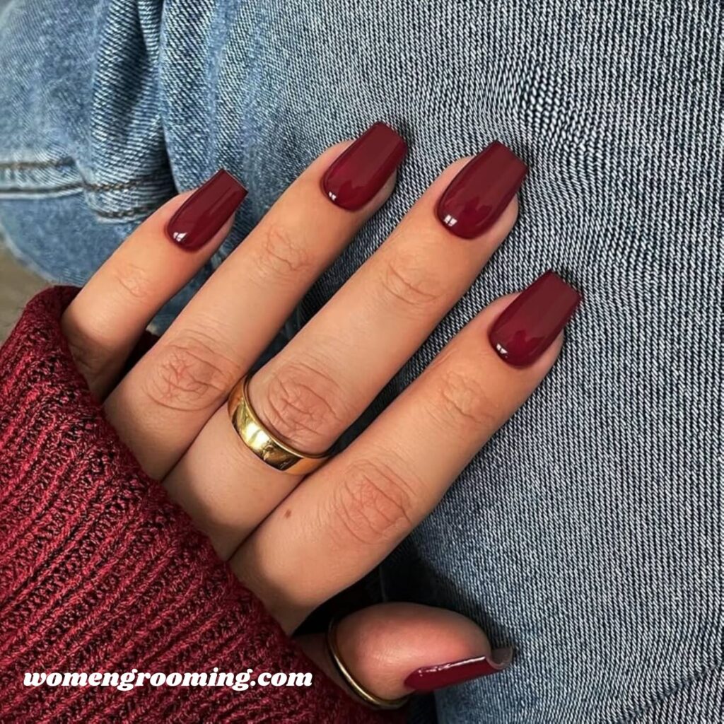 Burgundy Wine Nails (1)