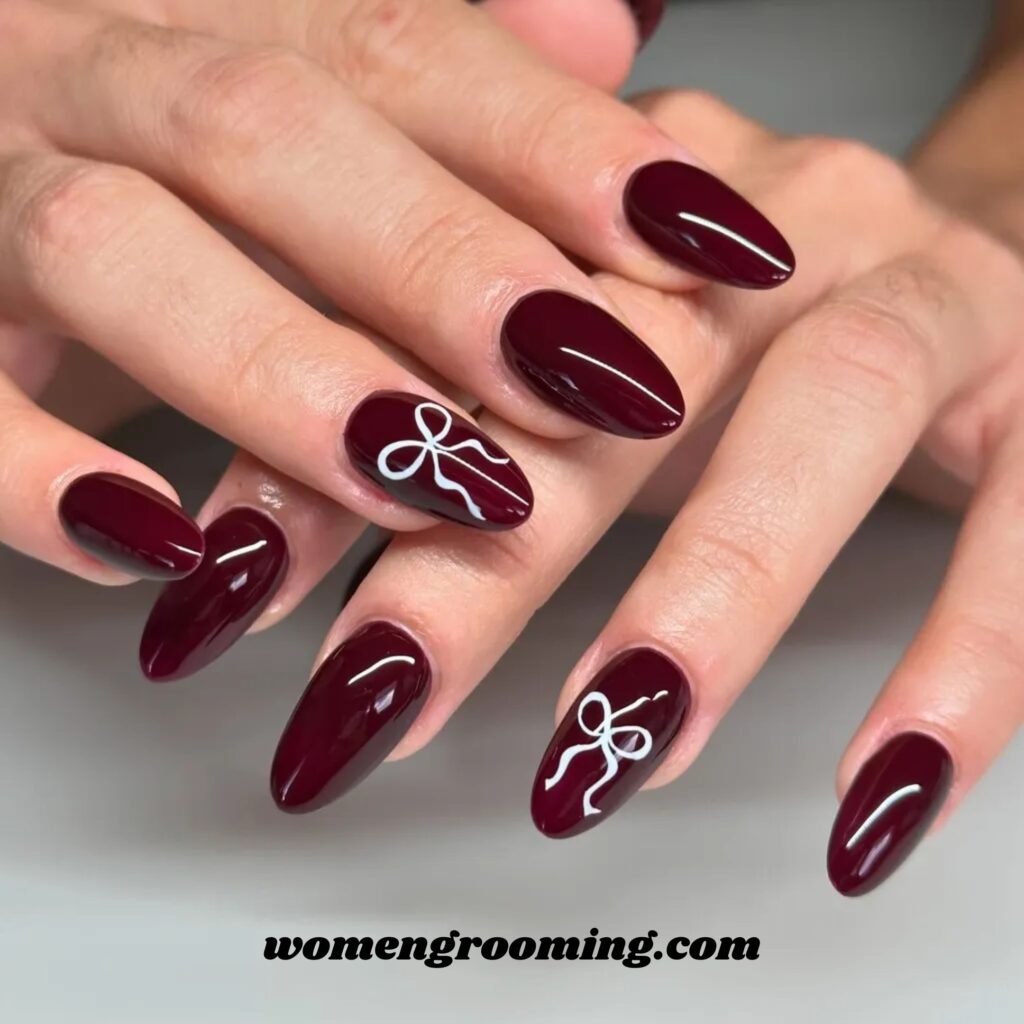 Burgundy Wine Nails (2)