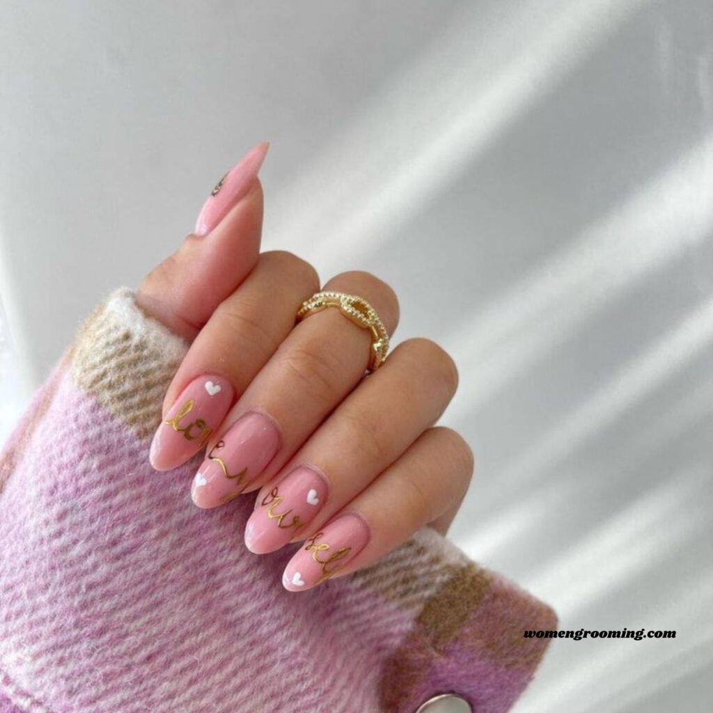 Cashmere Pink Almond Nails