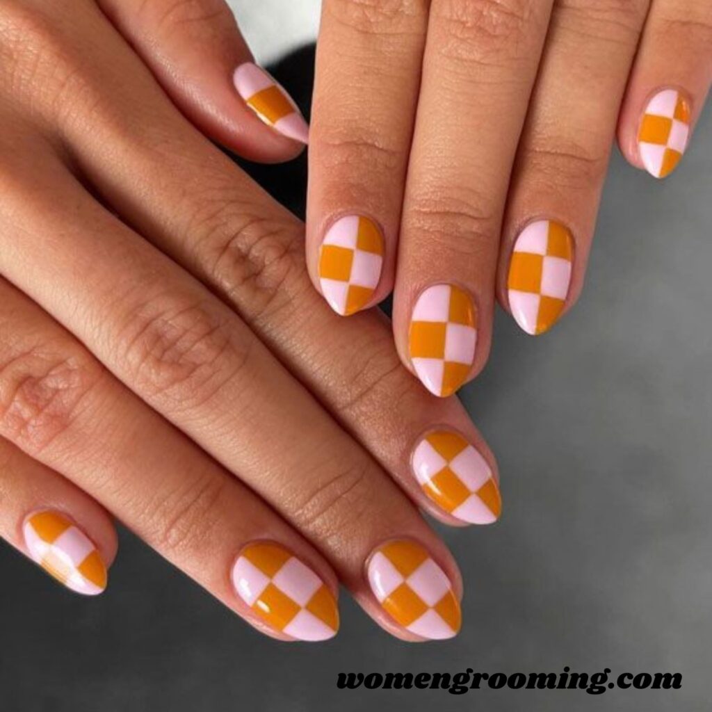 Checkerboard Nails