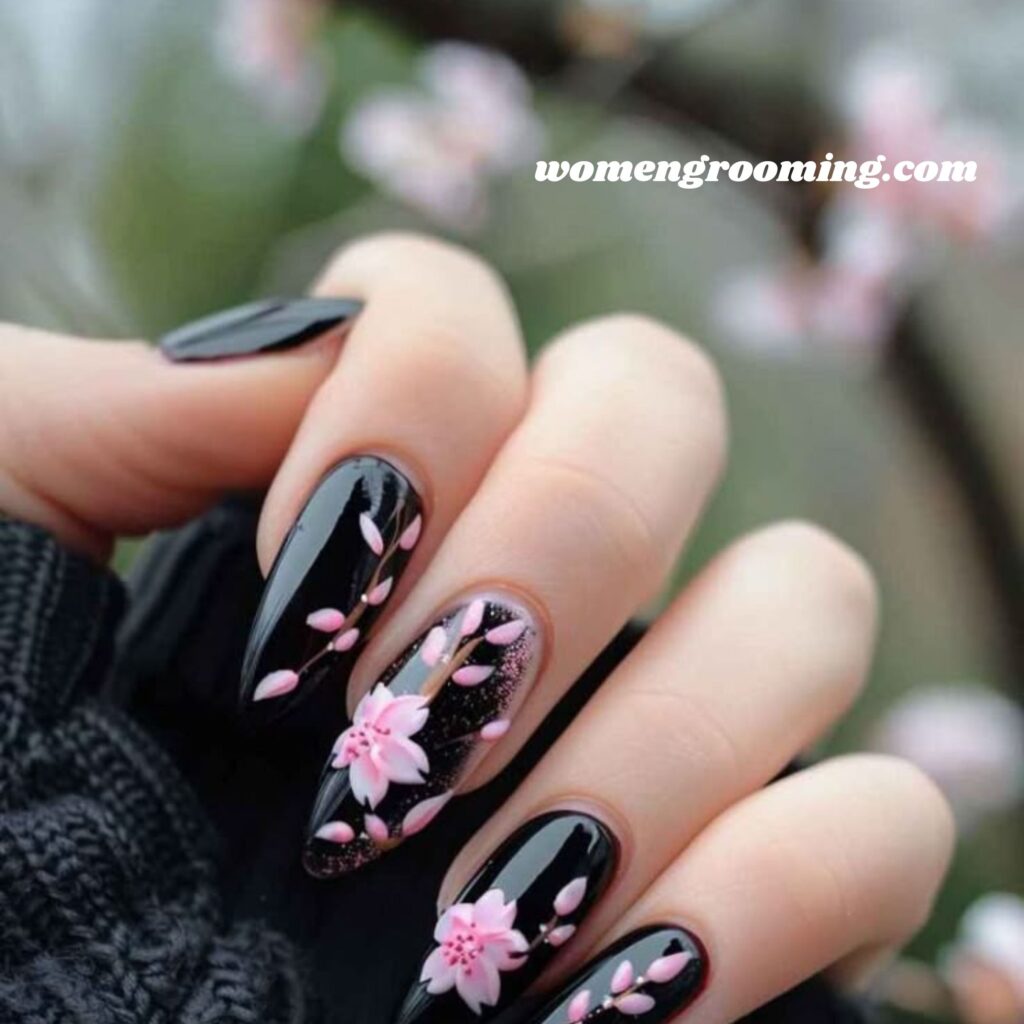 Cherry Blossom Nails (1)