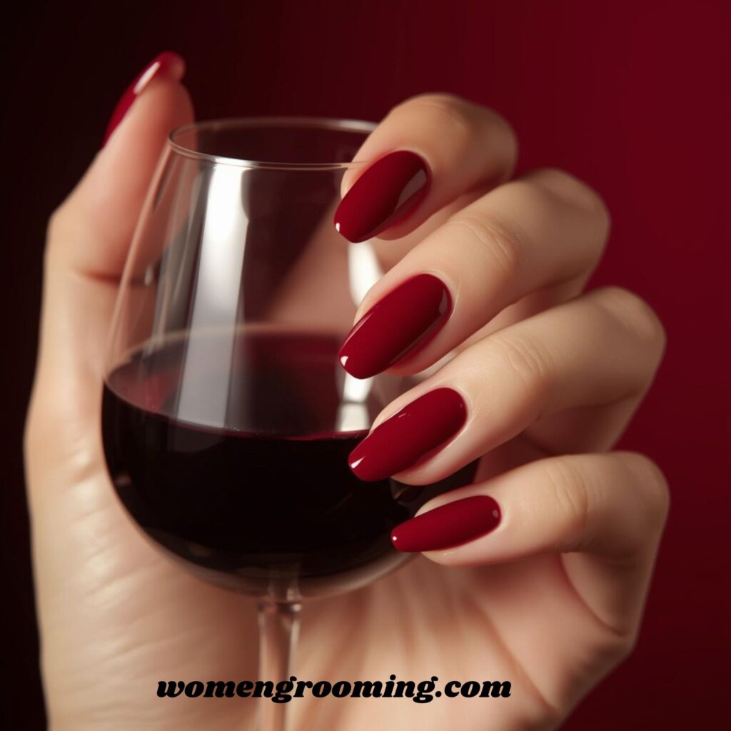Cherry Wine Nails