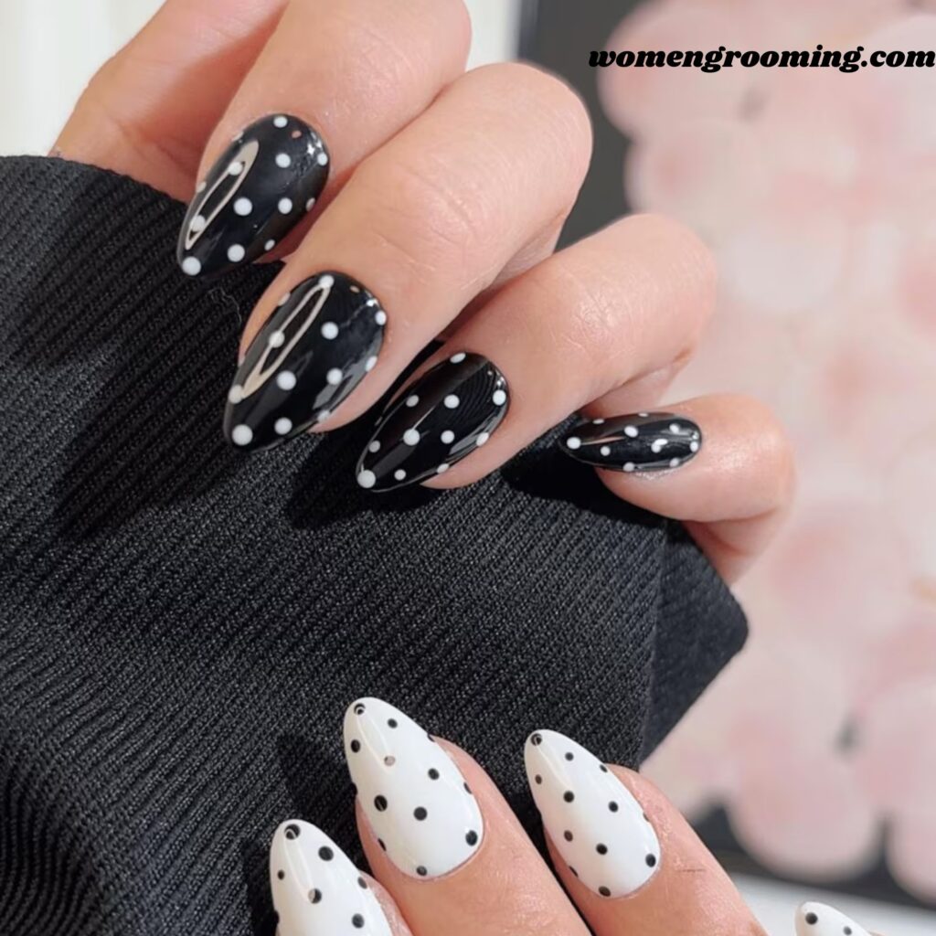 Classic Black and White Polka Dots