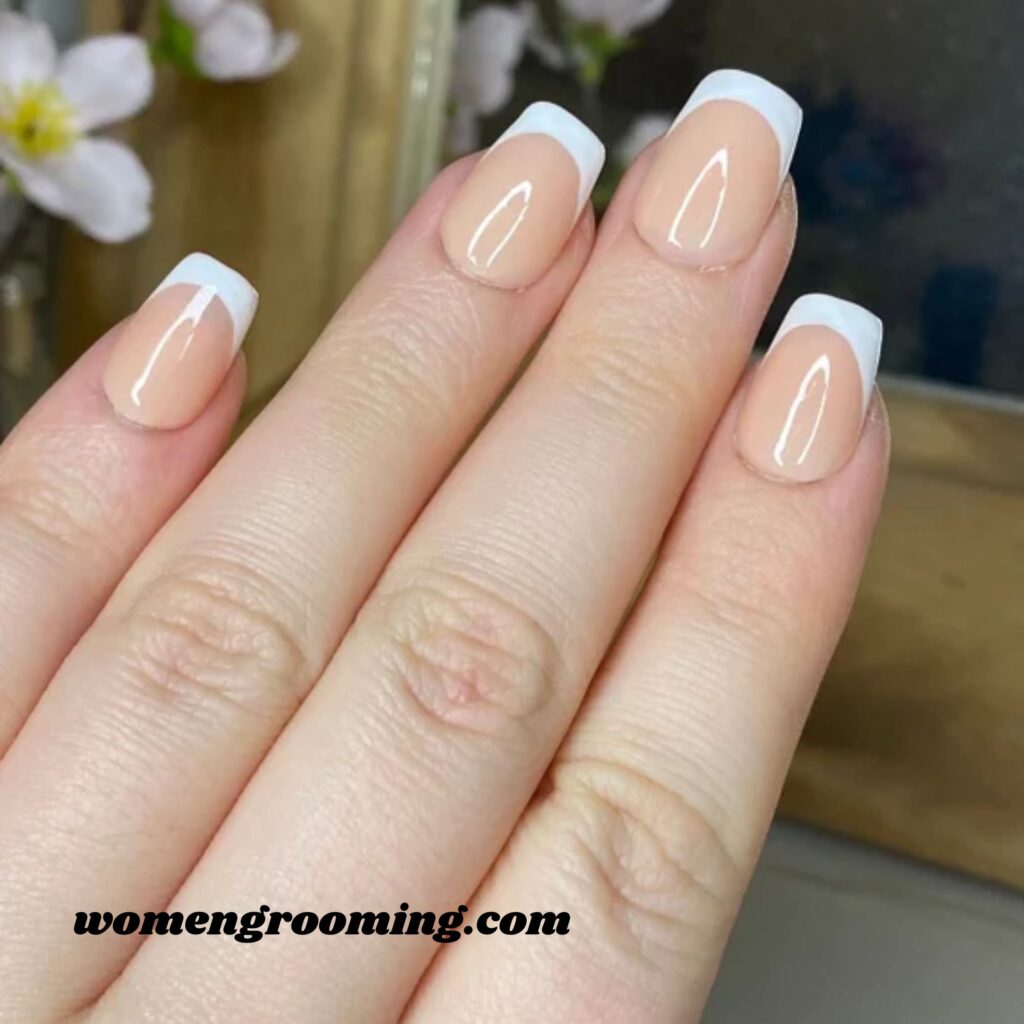 Classic French Short Nails