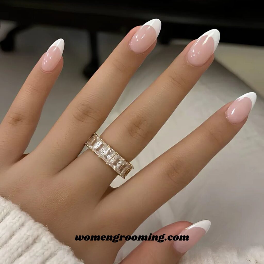 Classic White French Tips