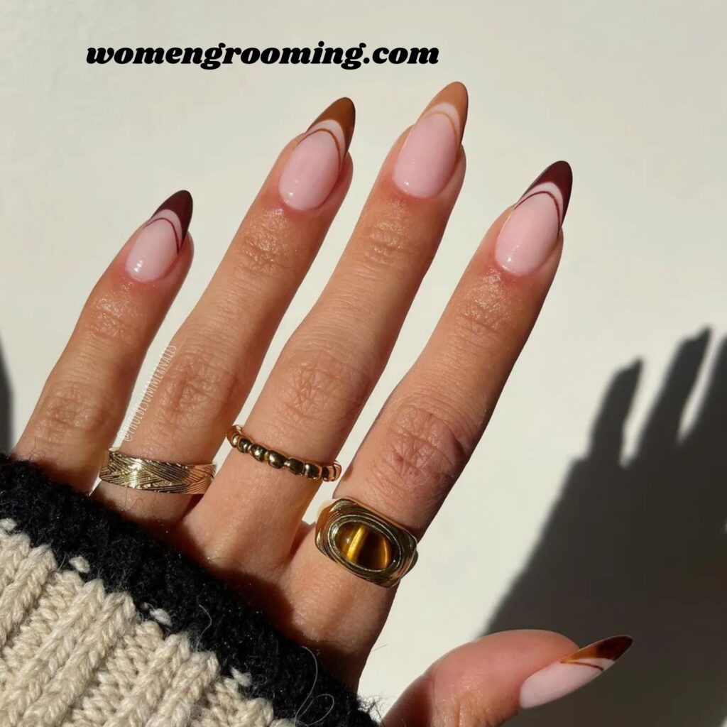 Coffee Latte Nails
