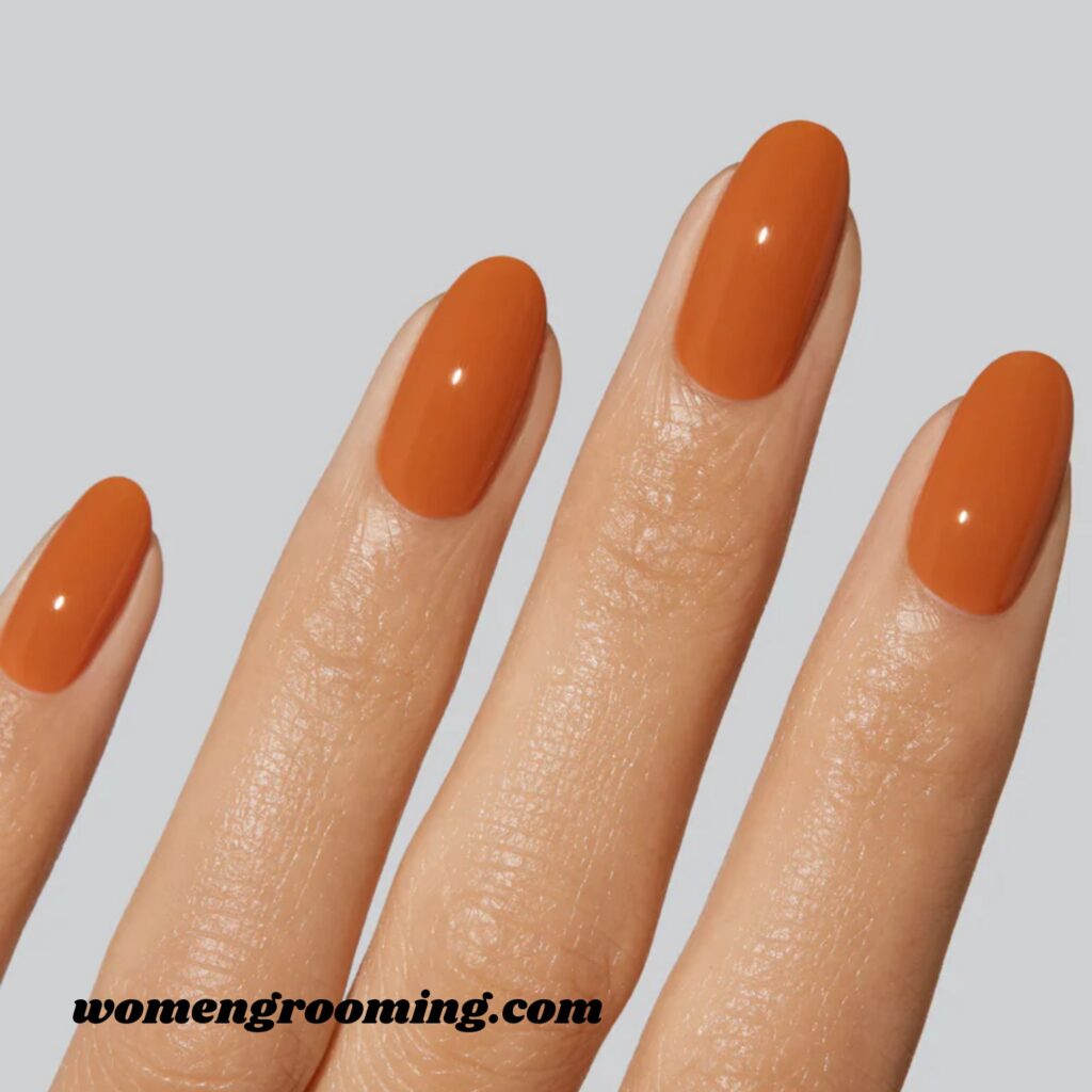 Cognac Leather Nails