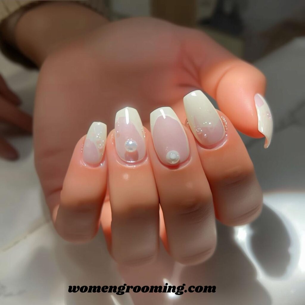 Creamy Ivory Nails (2)