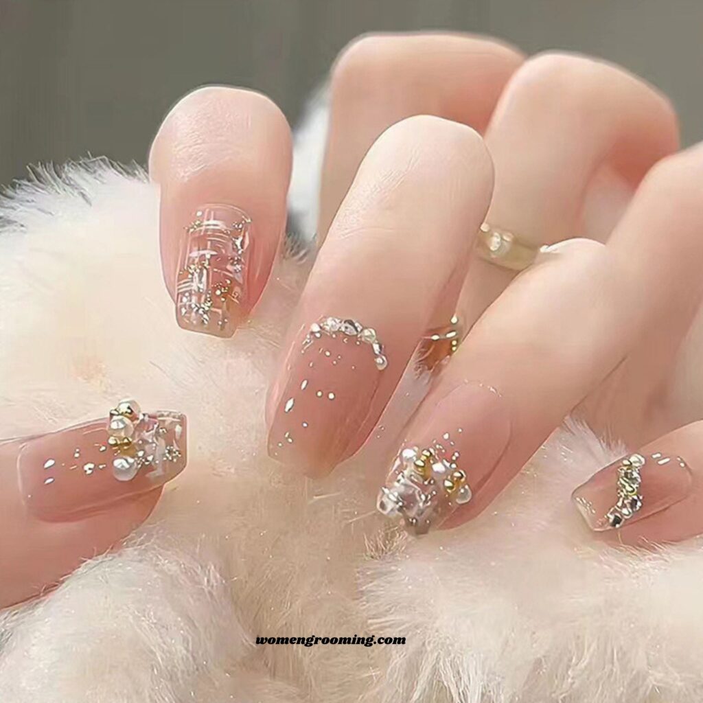 Crystal Cuticle Nails
