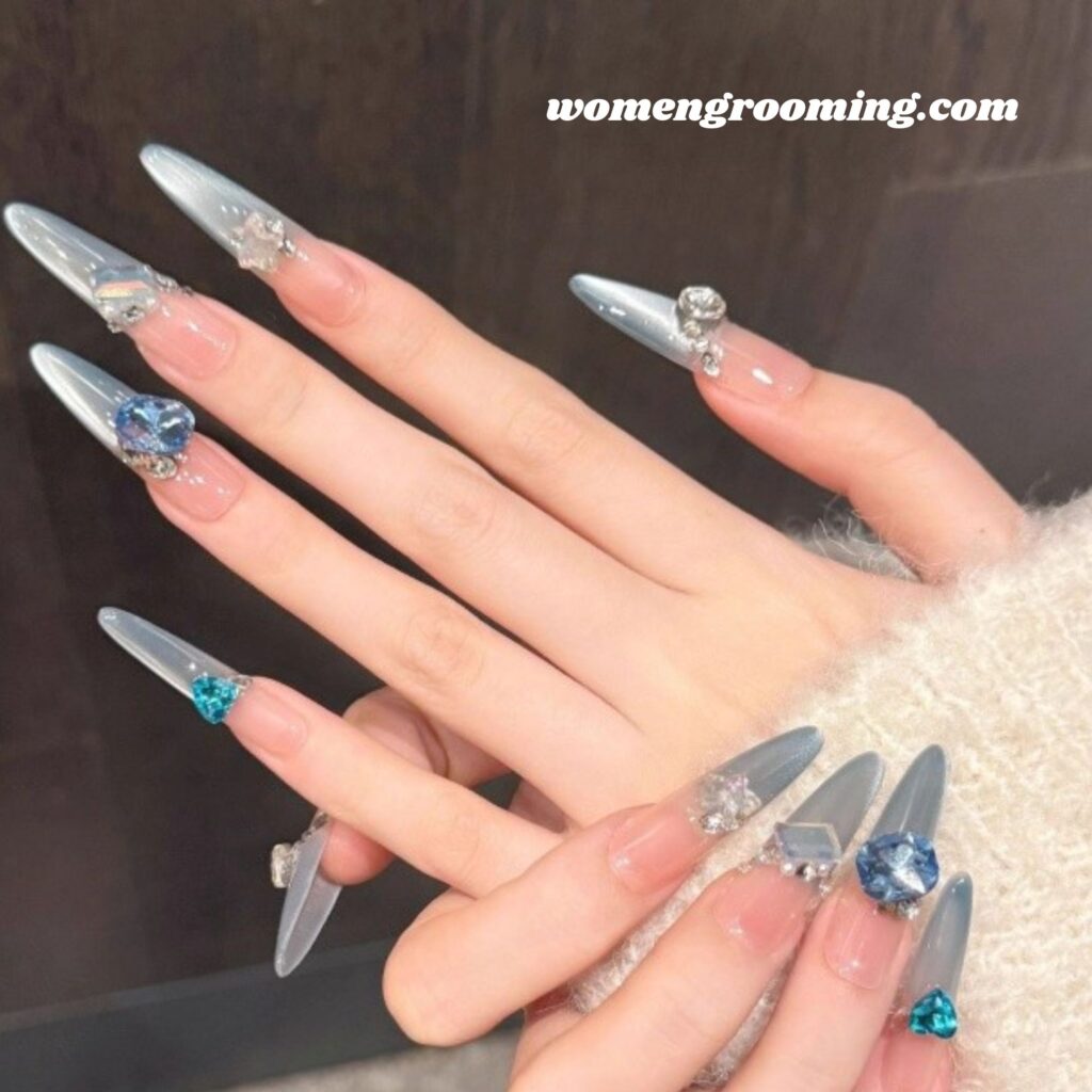 Crystal Frost Nails