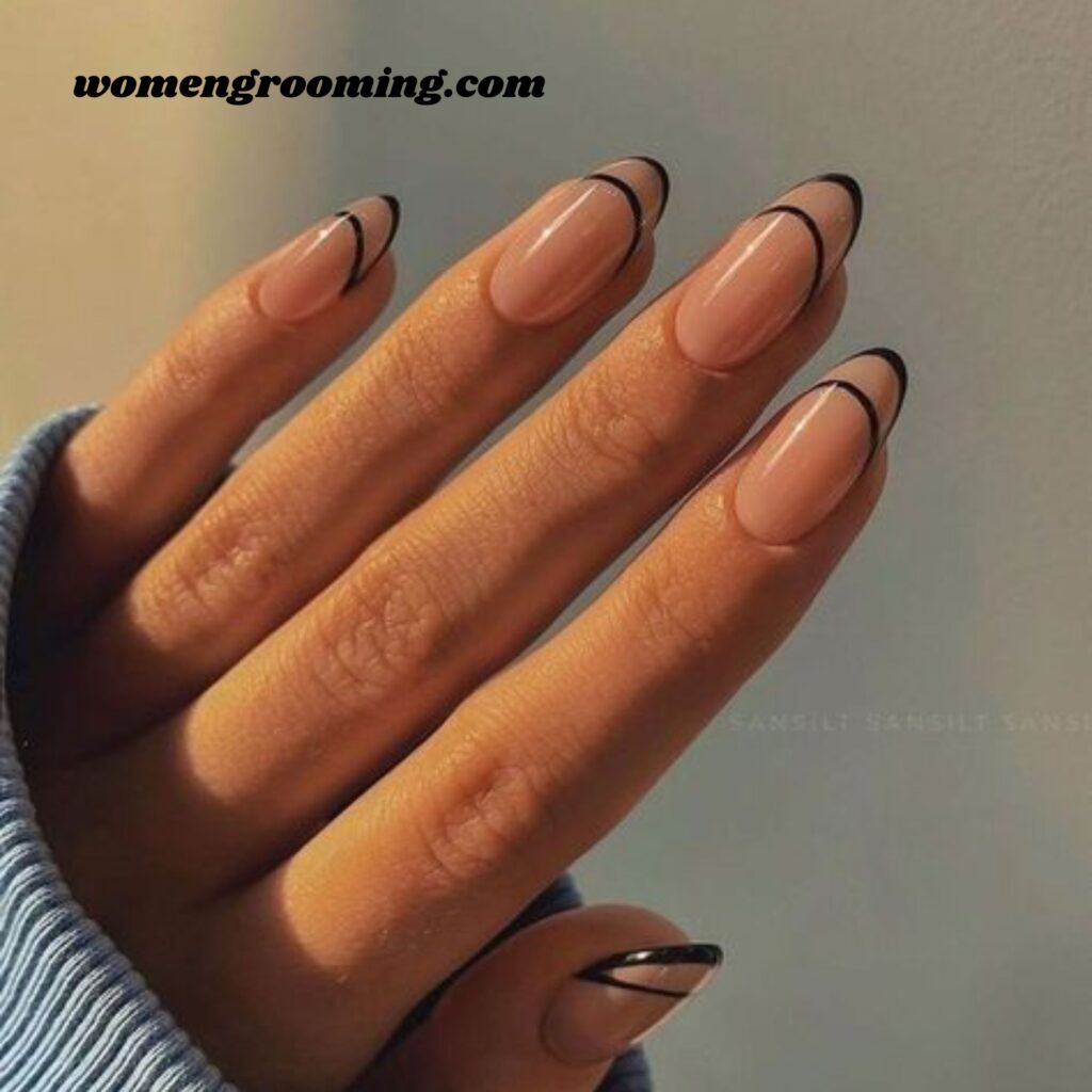 Double Line French Tips