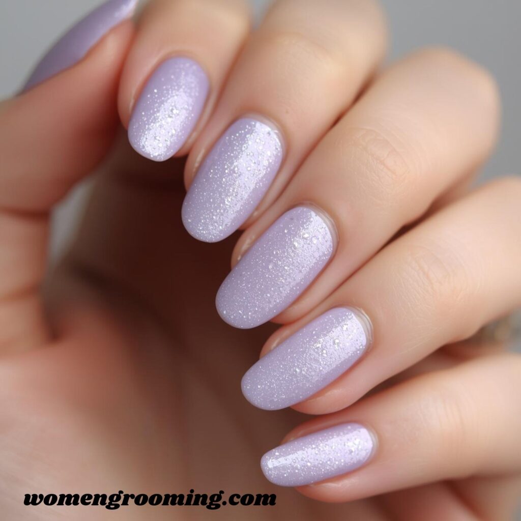 Dusty Lavender Nails