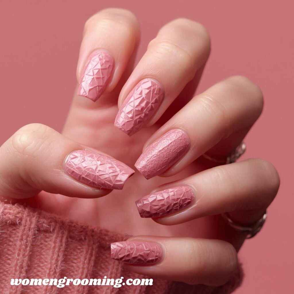 Dusty Pink Nails