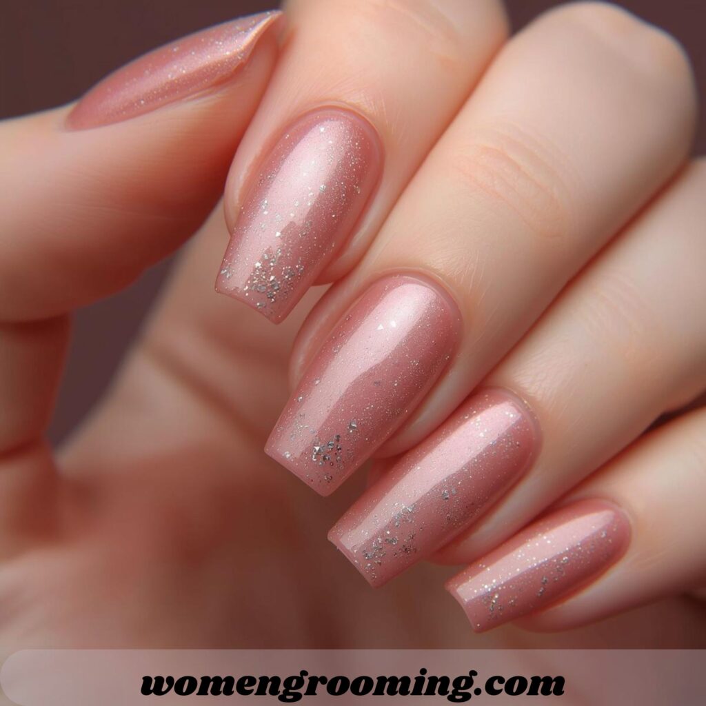 Dusty Rose Nails