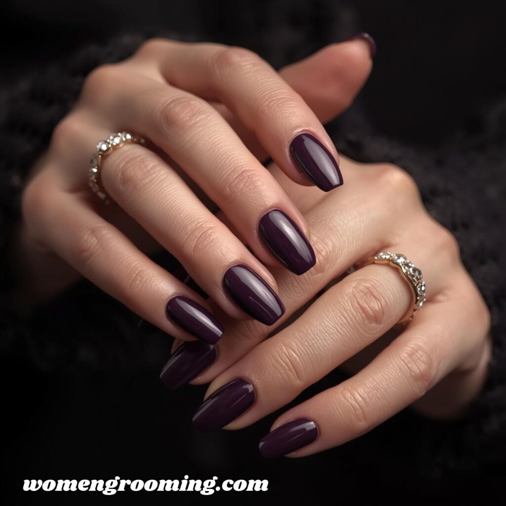 Eggplant Purple Nails