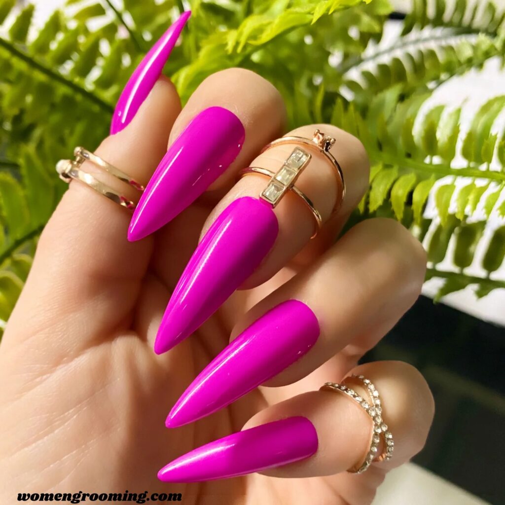 Fuchsia Nails