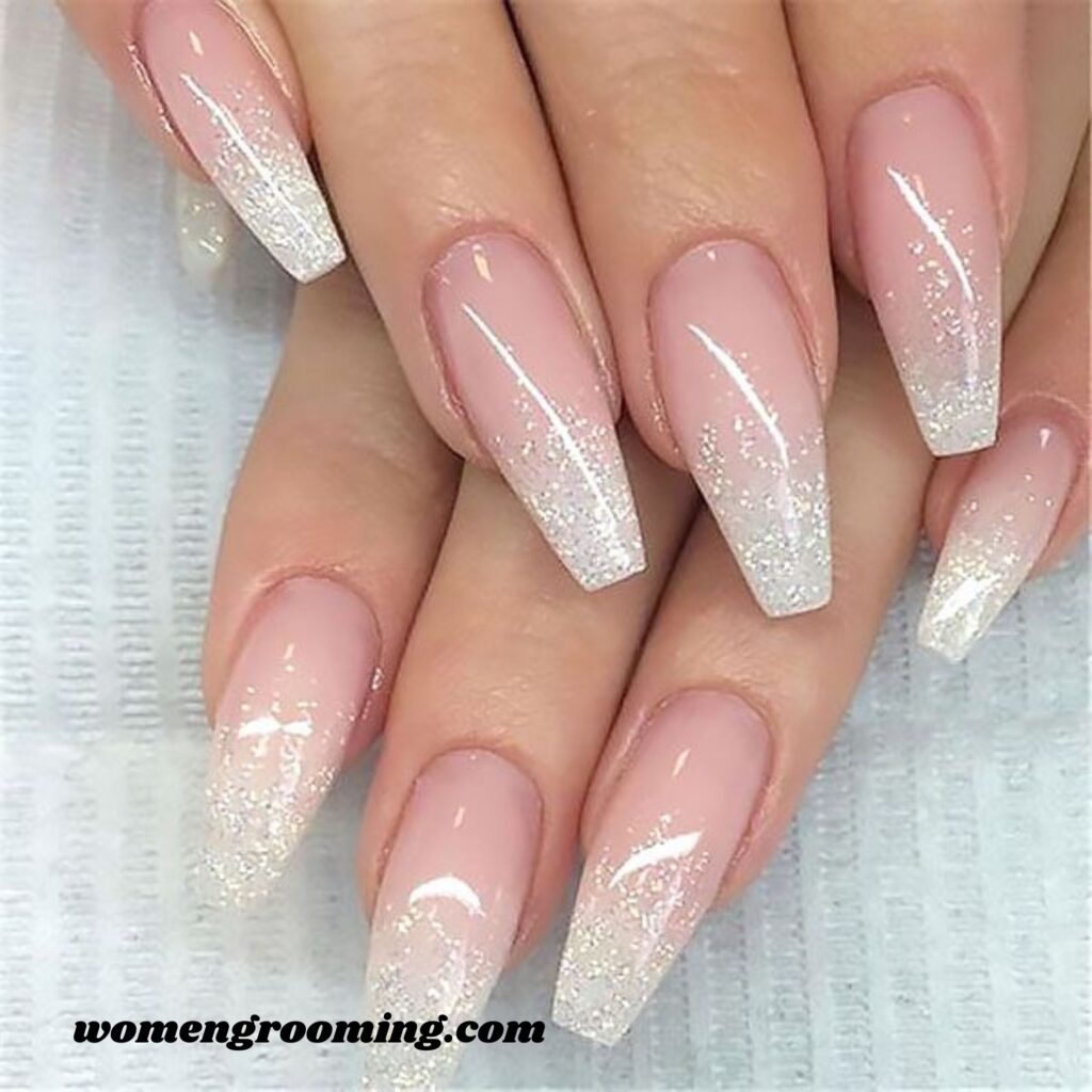 Glitter Ombre French Tips
