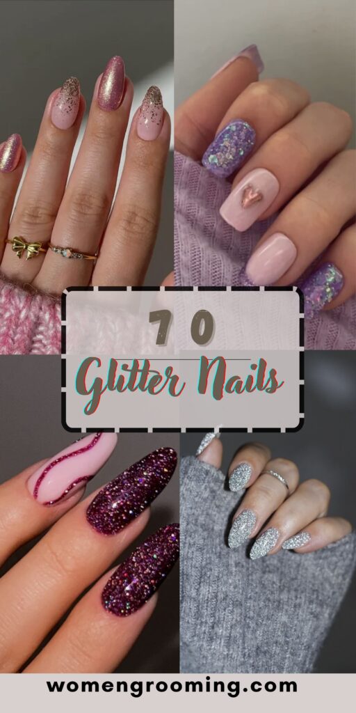 Glitter nails