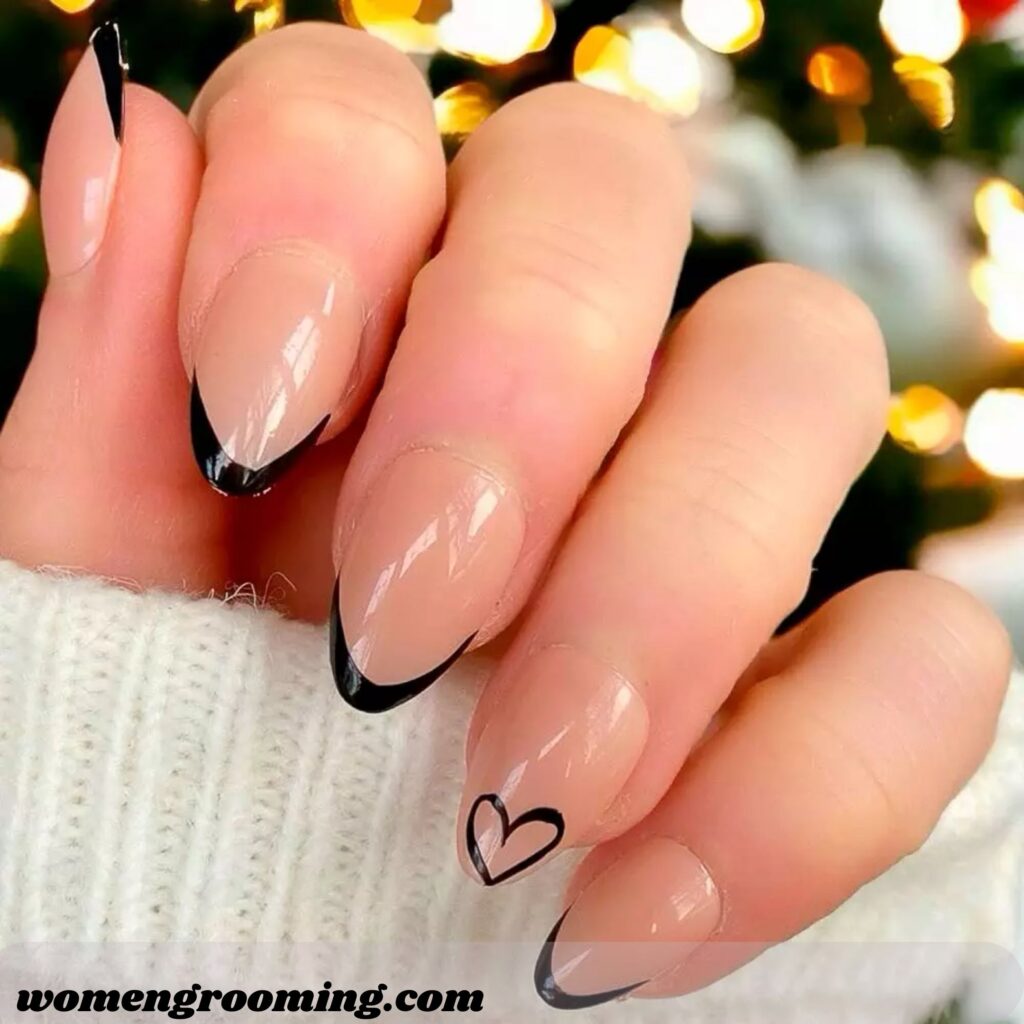 Glossy Nude Nails (1)