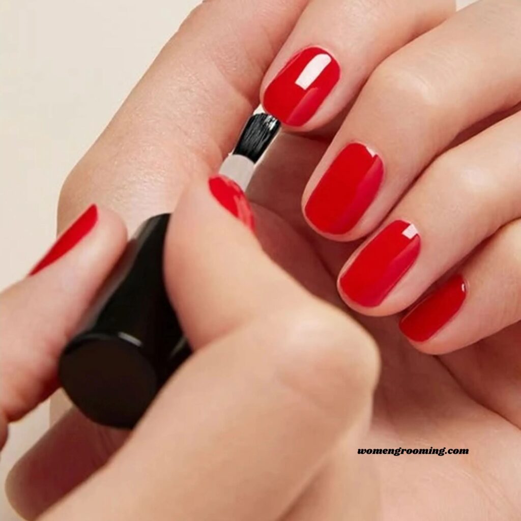 Glossy Top Coat Nails