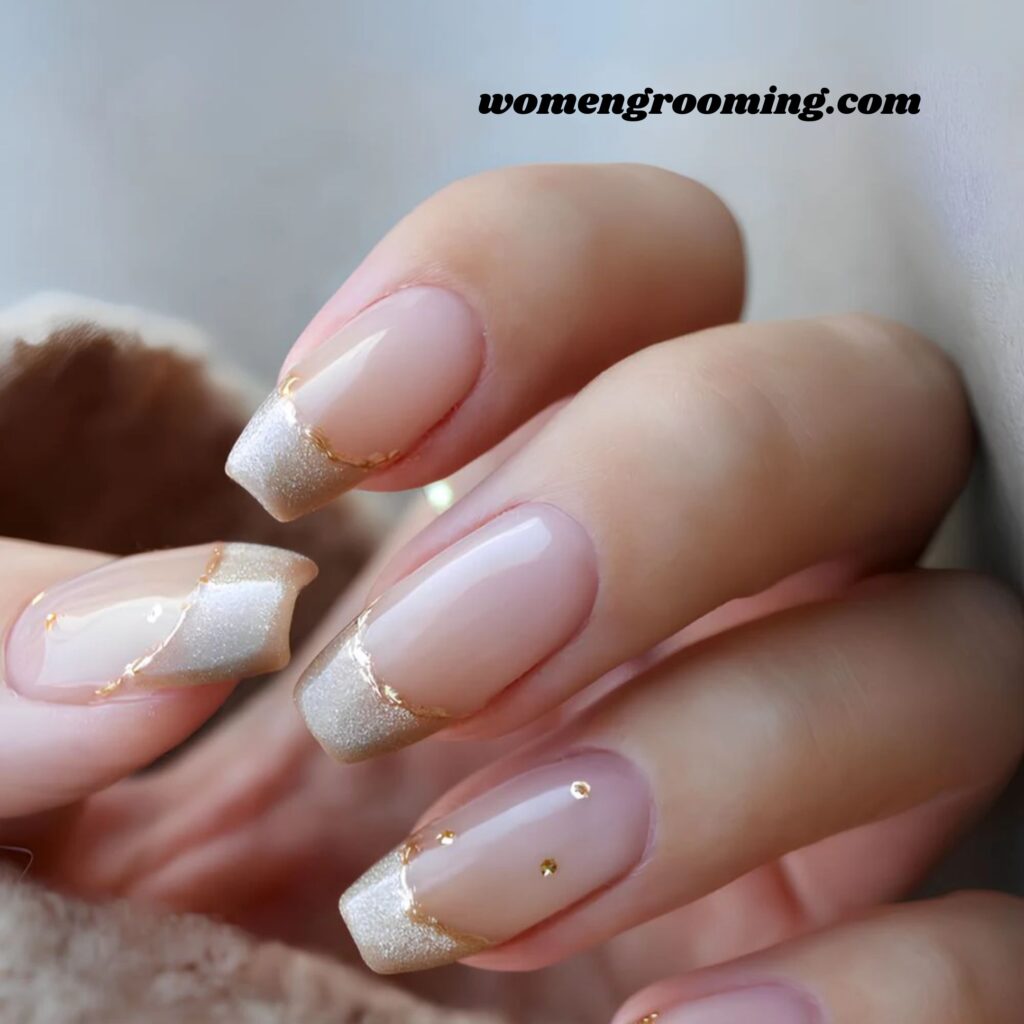 Gold French Tips