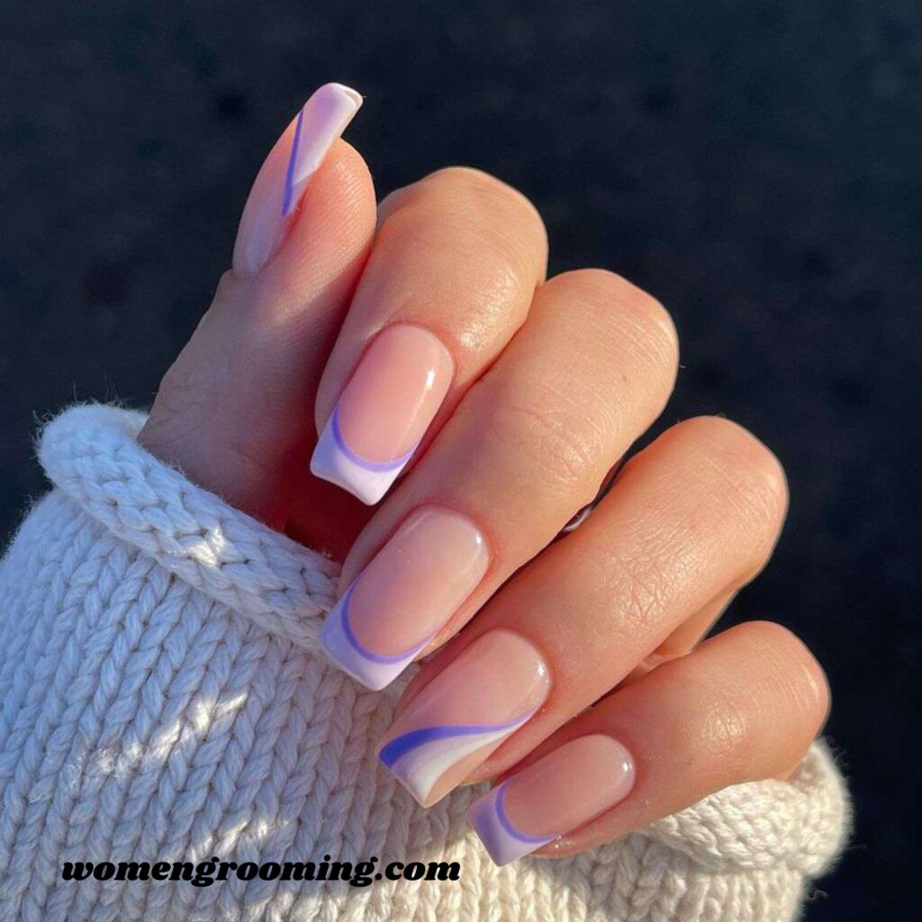 Lavender French Tips