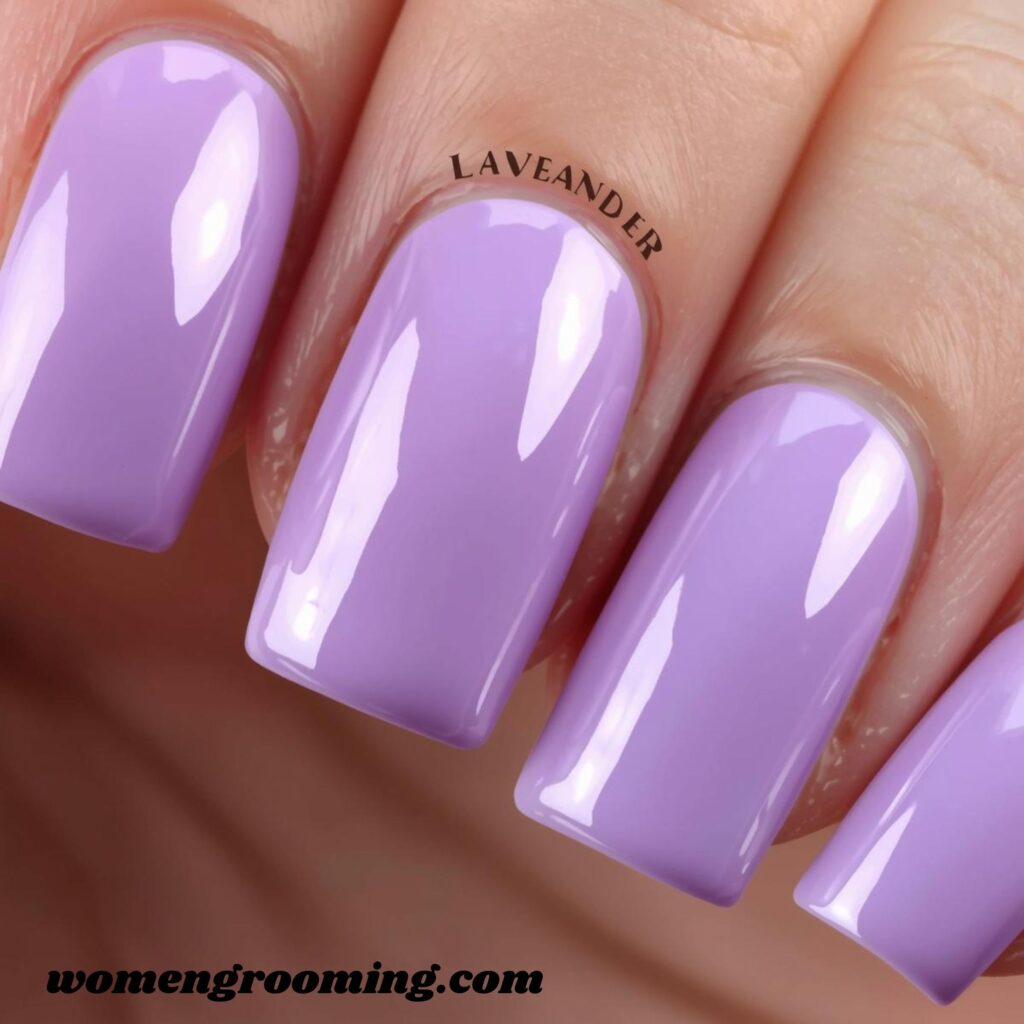 Lavender Gloss Nails