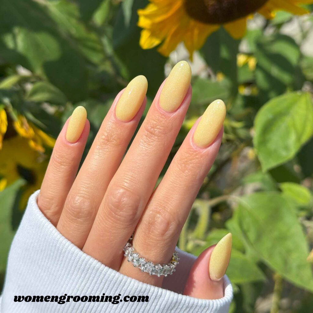 Lemon Yellow Nails