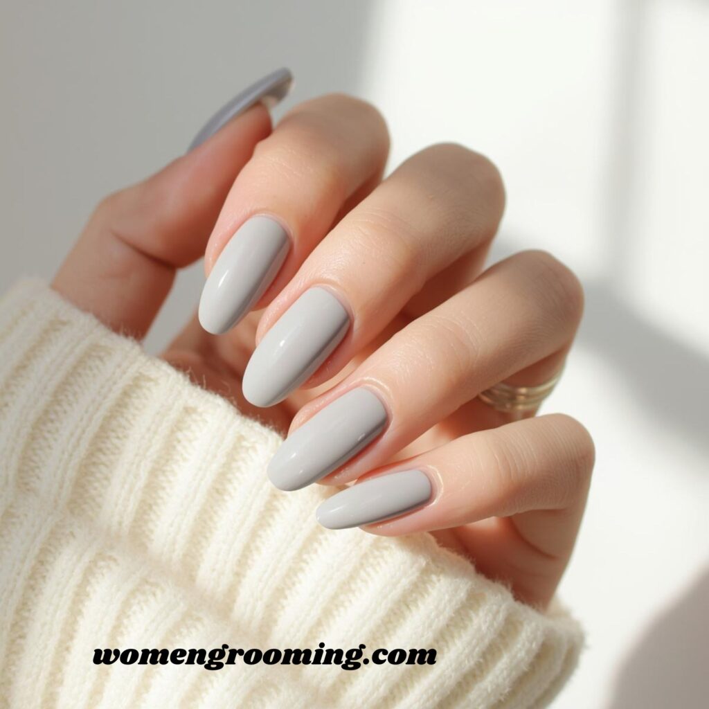Light Gray Nails