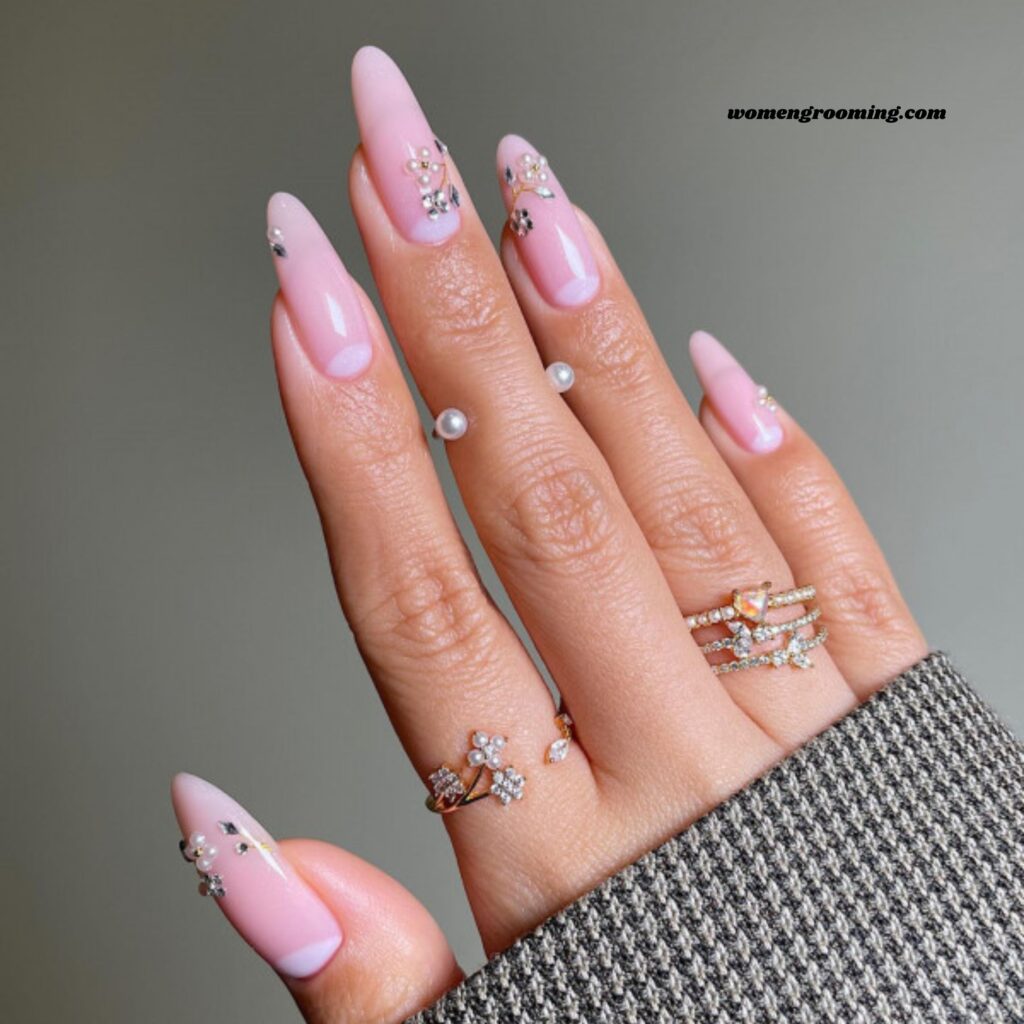 Short Soft Pink Nails