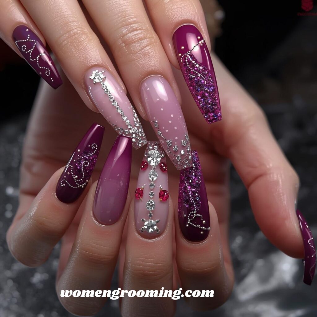 _Long Coffin Swag Nails
