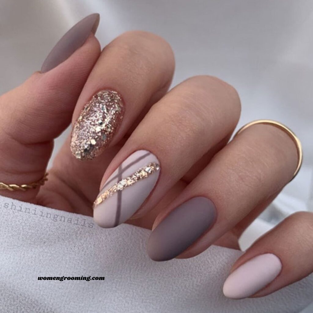 Matte Mauve Nails
